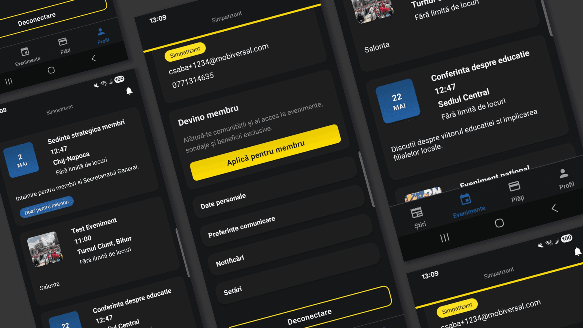 Mobile App for a Political Party cover